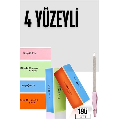 4 Aşamalı Tırnak Bakım Süngeri